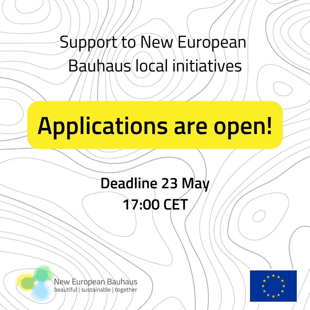 Sprijin pentru inițiativele locale ale noului Bauhaus european